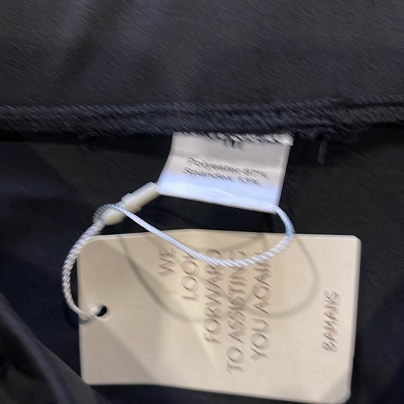 Bamans Pants Black NWT Sz M Flare Legs - Picture 2 of 3